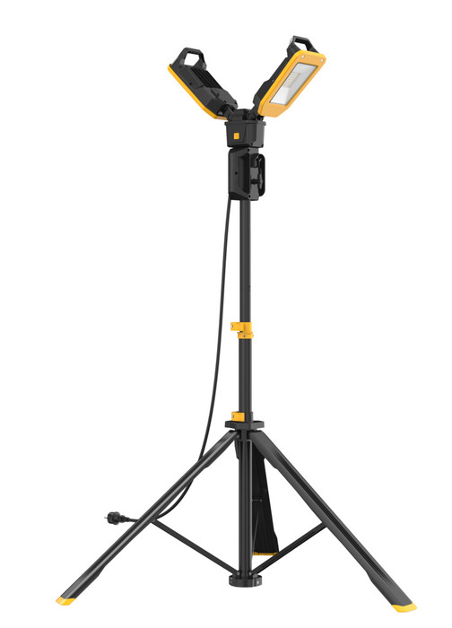 Falke arbejdslampe på teleskopstativ 2 x 40 W